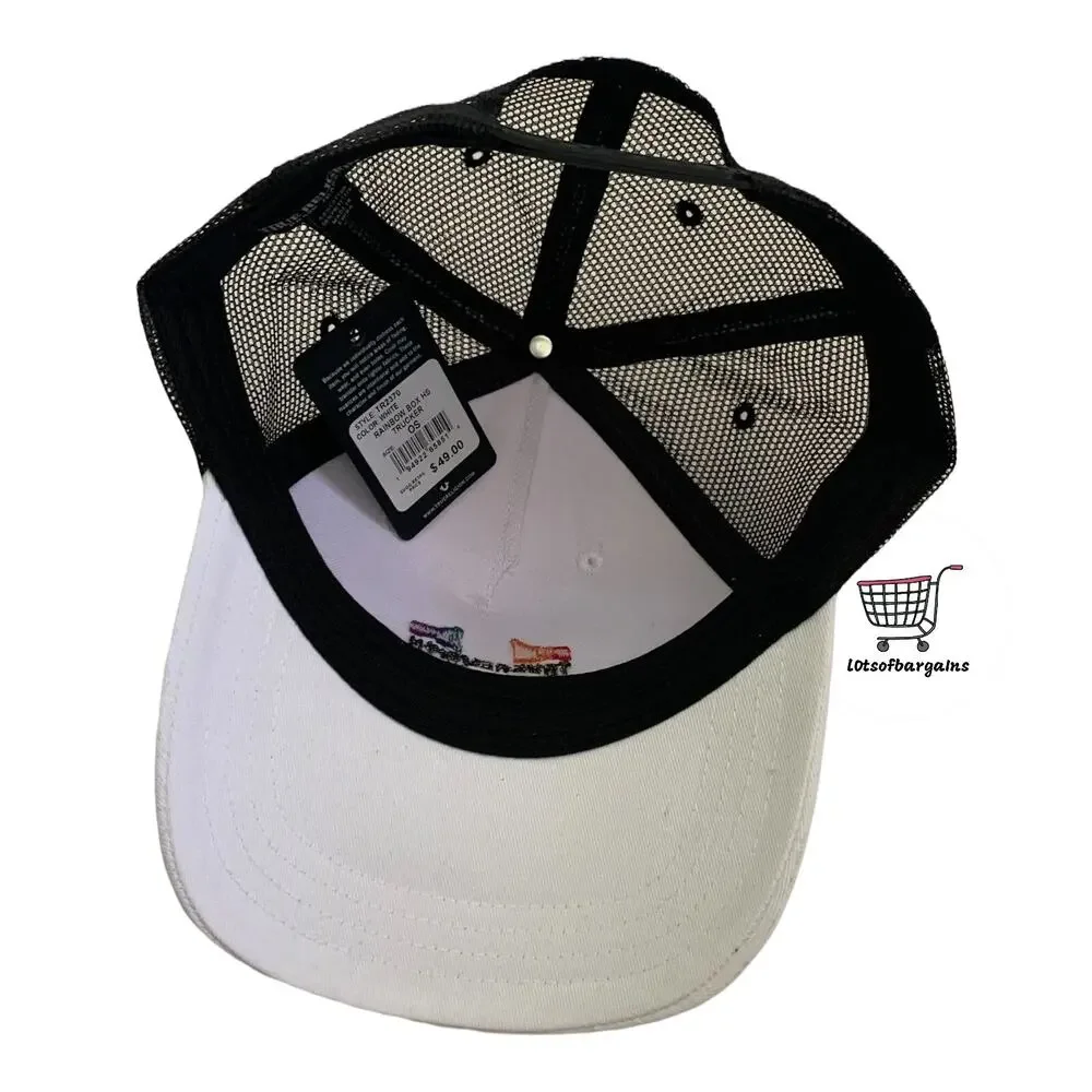 True Religion Horseshoe Logo White PRIDE Snapback Adjustable Trucker Hat Cap New